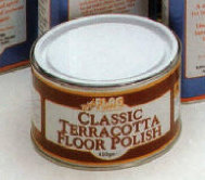 Classic Terracotta Wax for Floor shined up with Classic Wax